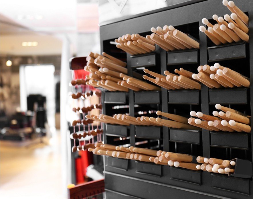 section-drum-sticks