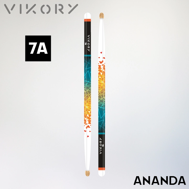 Baguettes de batterie VIKORY ANANDA 7A