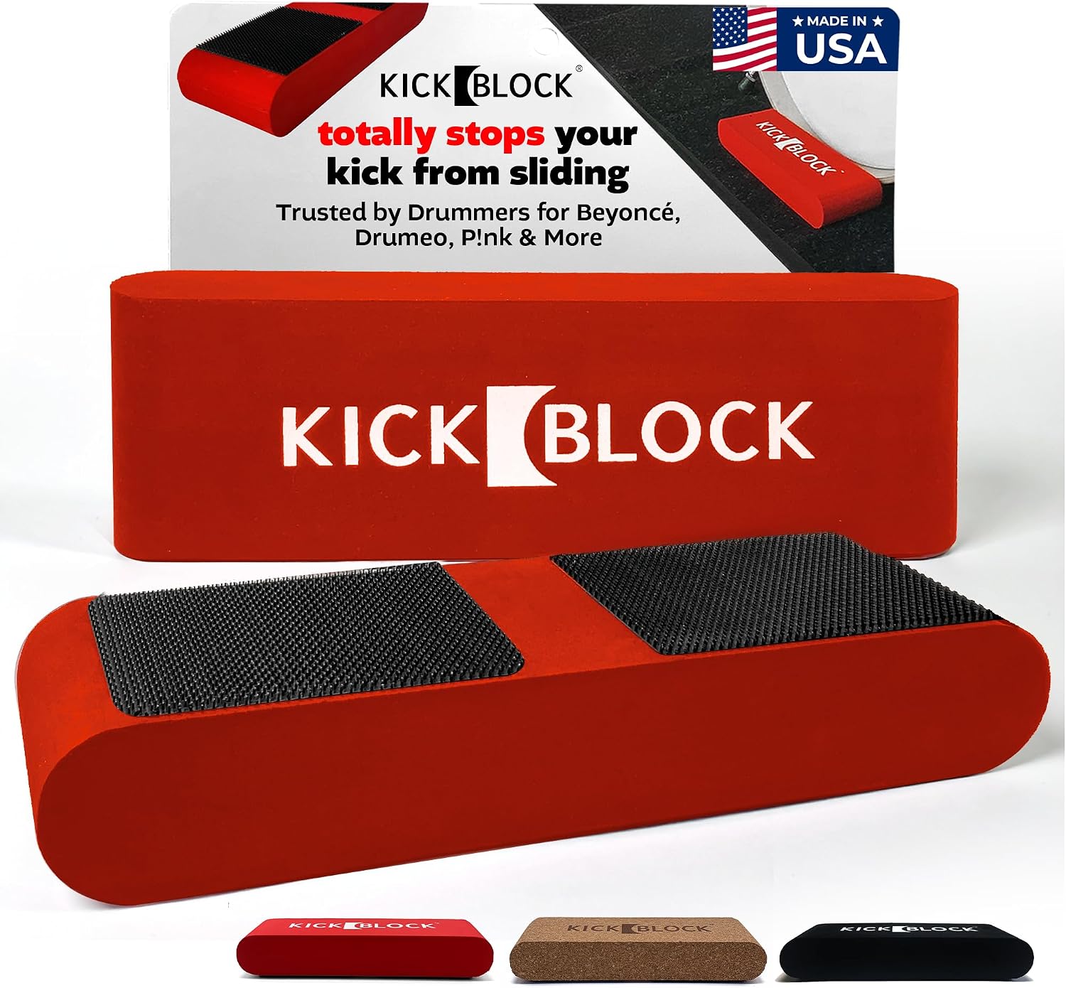 Butée KickBlock pour grosse caisse