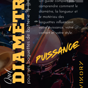 What diameter drumsticks should I use?