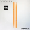 Paire de baguettes de batterie Orange 5A - Vue haut bas