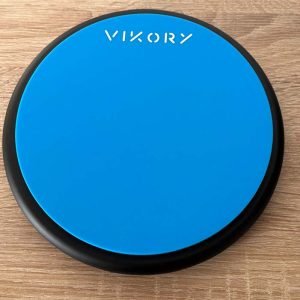 Pad d’entraînement de batterie Vikory 8 pouces / 20 cm bleu - Performance, style et précision où que vous soyez