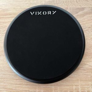 Pad d’entraînement de batterie Vikory 8 pouces / 20 cm noir - Performance, style et précision où que vous soyez