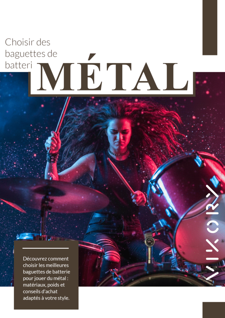 Quelles baguettes choisir pour le métal