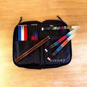 VIKORY Sac 10 paires de baguettes de batterie