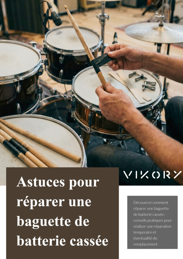 Peut-on réparer une baguette de batterie cassée